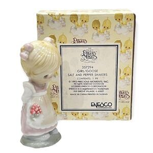 Precious Moments Girl Salt Shaker #357294 with original box